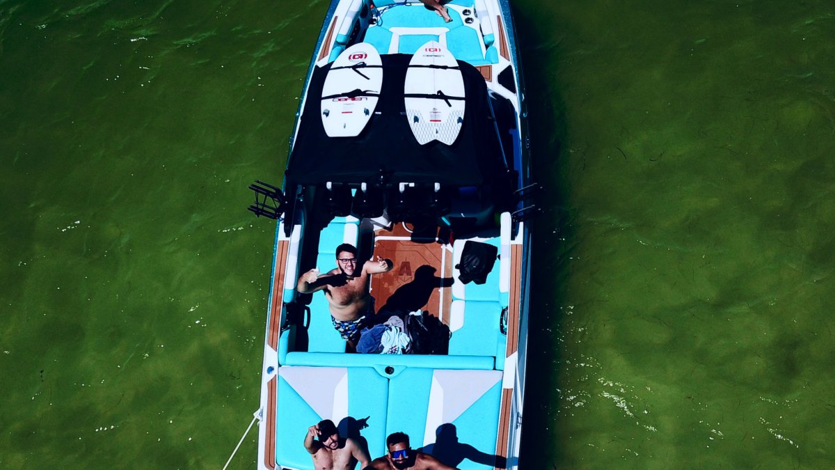 On the boat