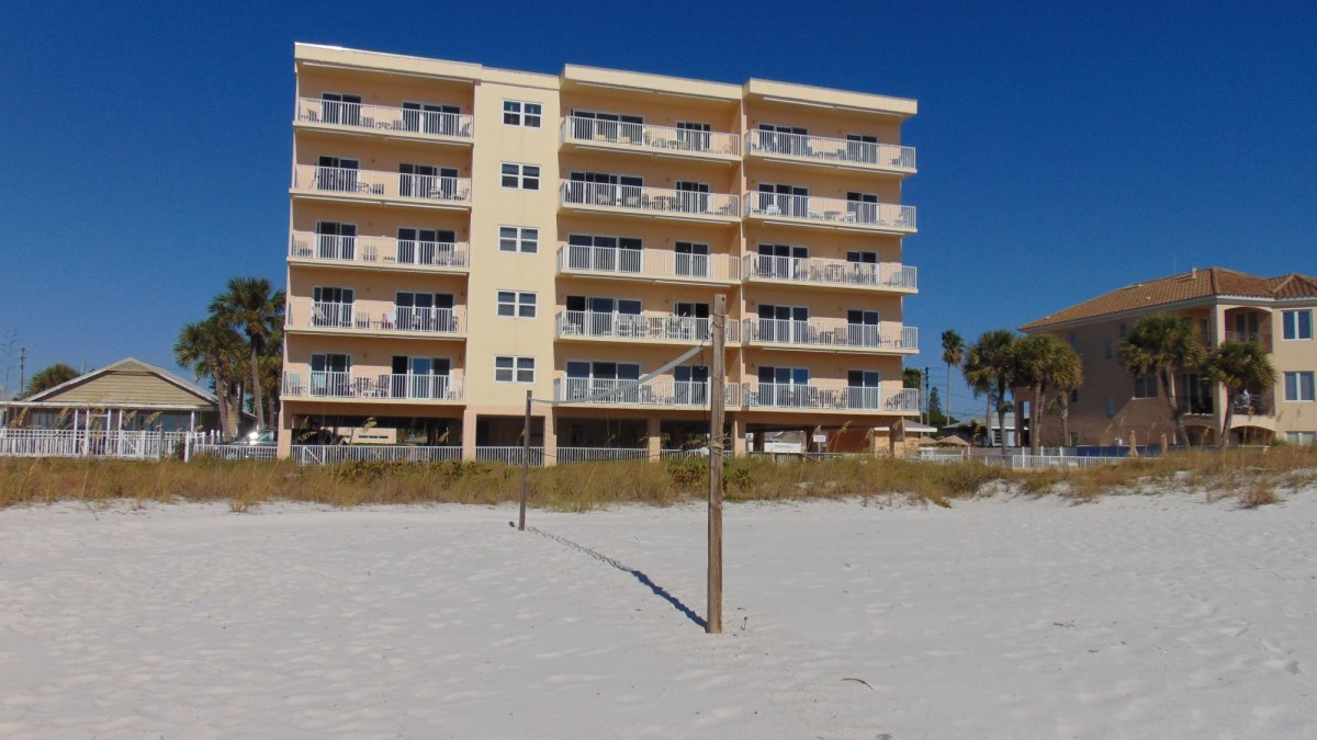 Building from the beach