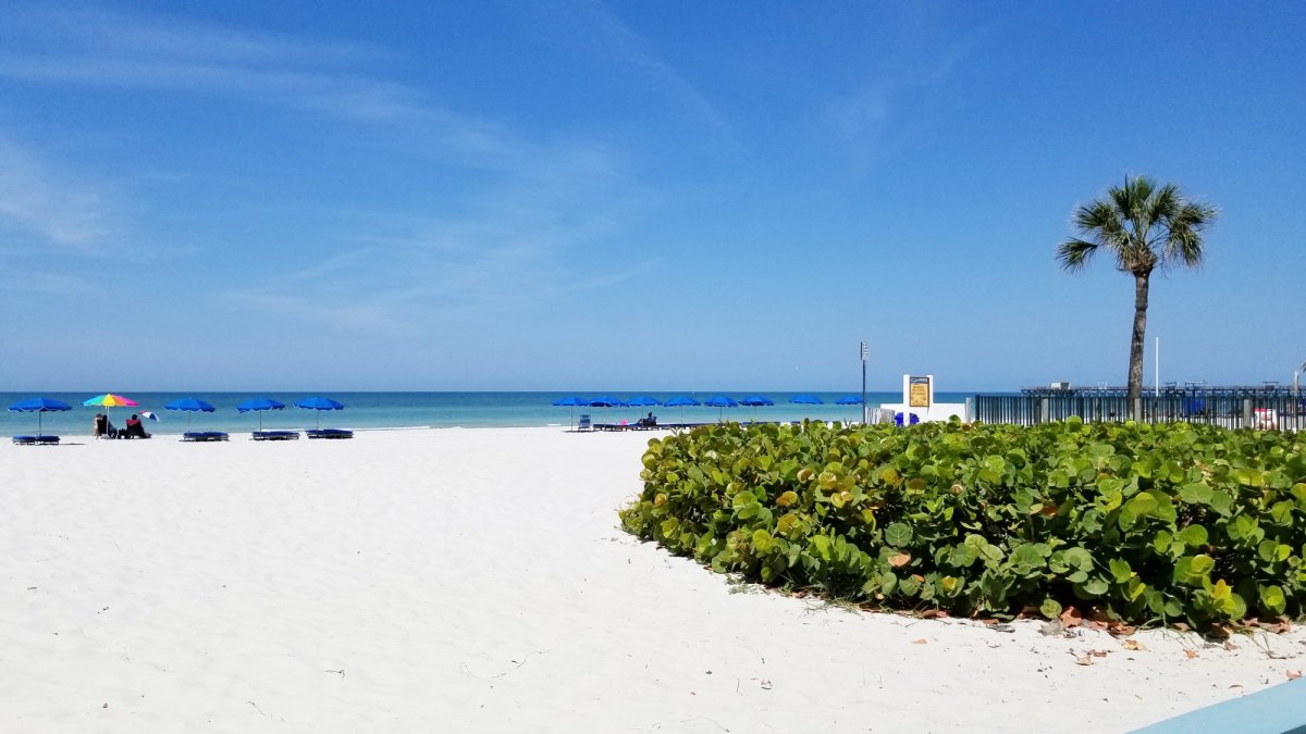 beach in front of Redington Surf Resort