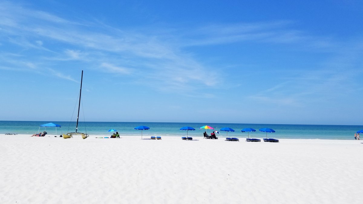 beach in front of Redington Surf Resort