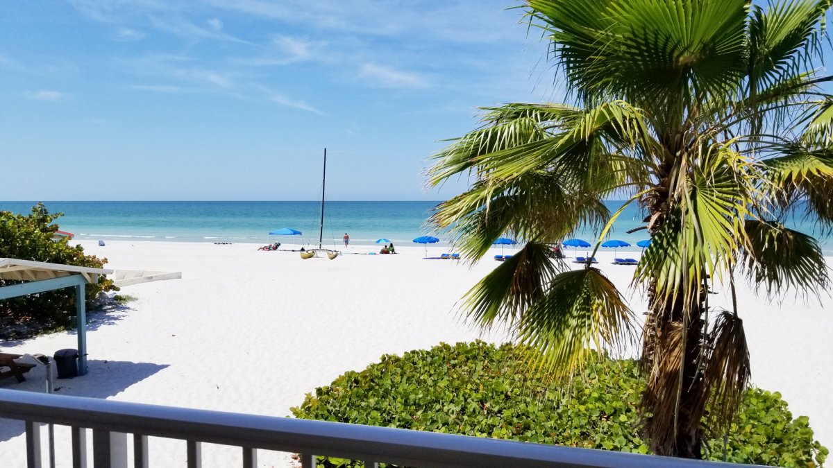 view from penthouse deck at Redington Surf Resort