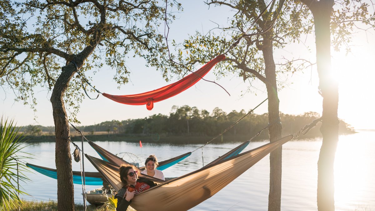 Island camping with iTREKKERS - just show up, we'll set up!