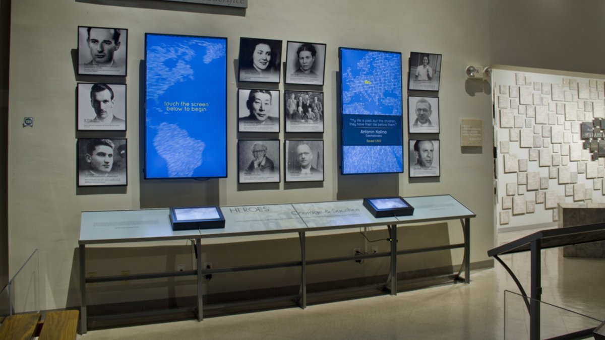 Portraits of Courage & Sacrifice, an exhibit of The Florida Holocaust Museum