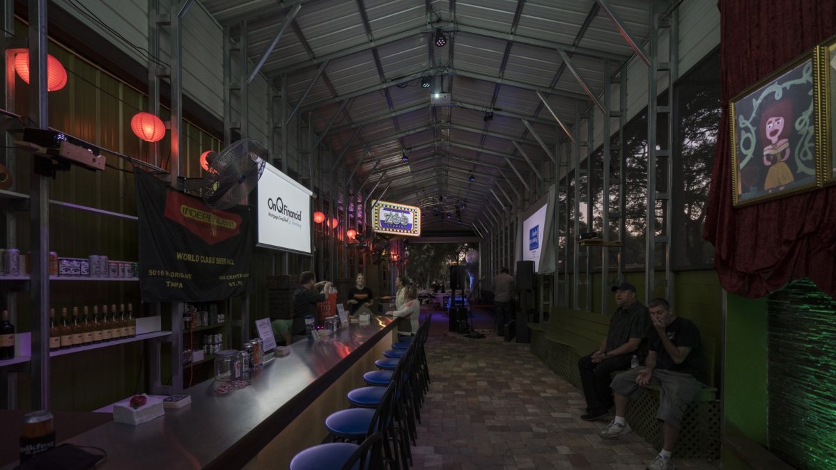 Outside Covered Event Space