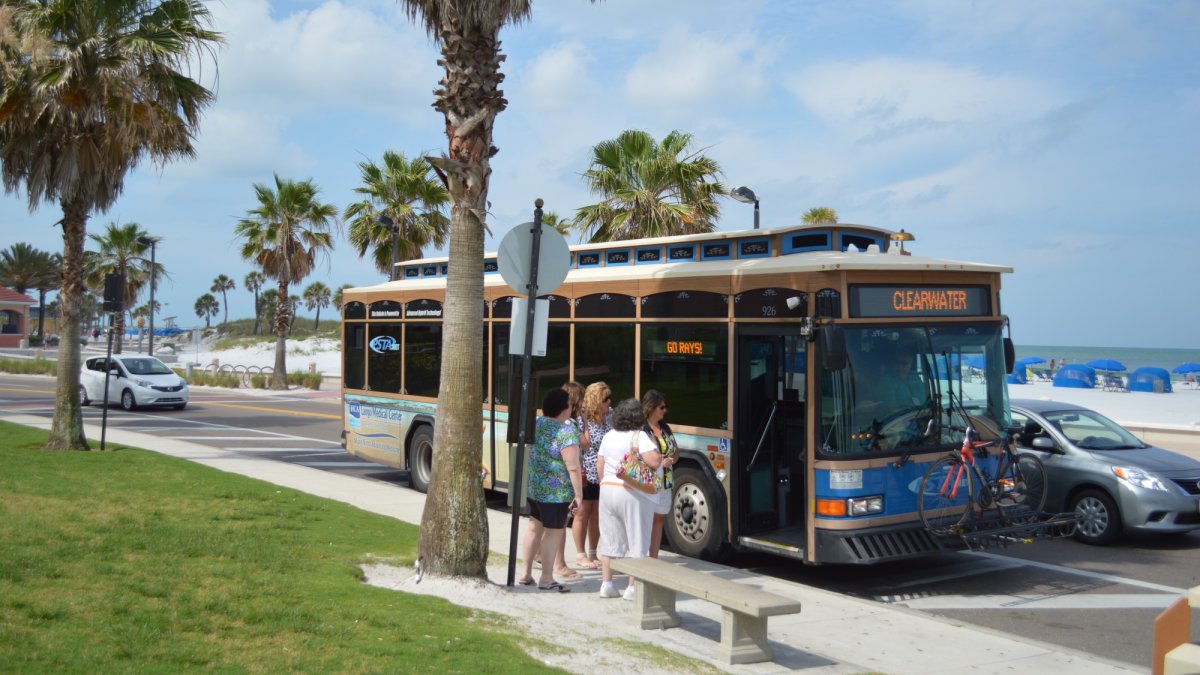 Suncoast Beach Trolley (PSTA) Visit St Petersburg Clearwater Florida