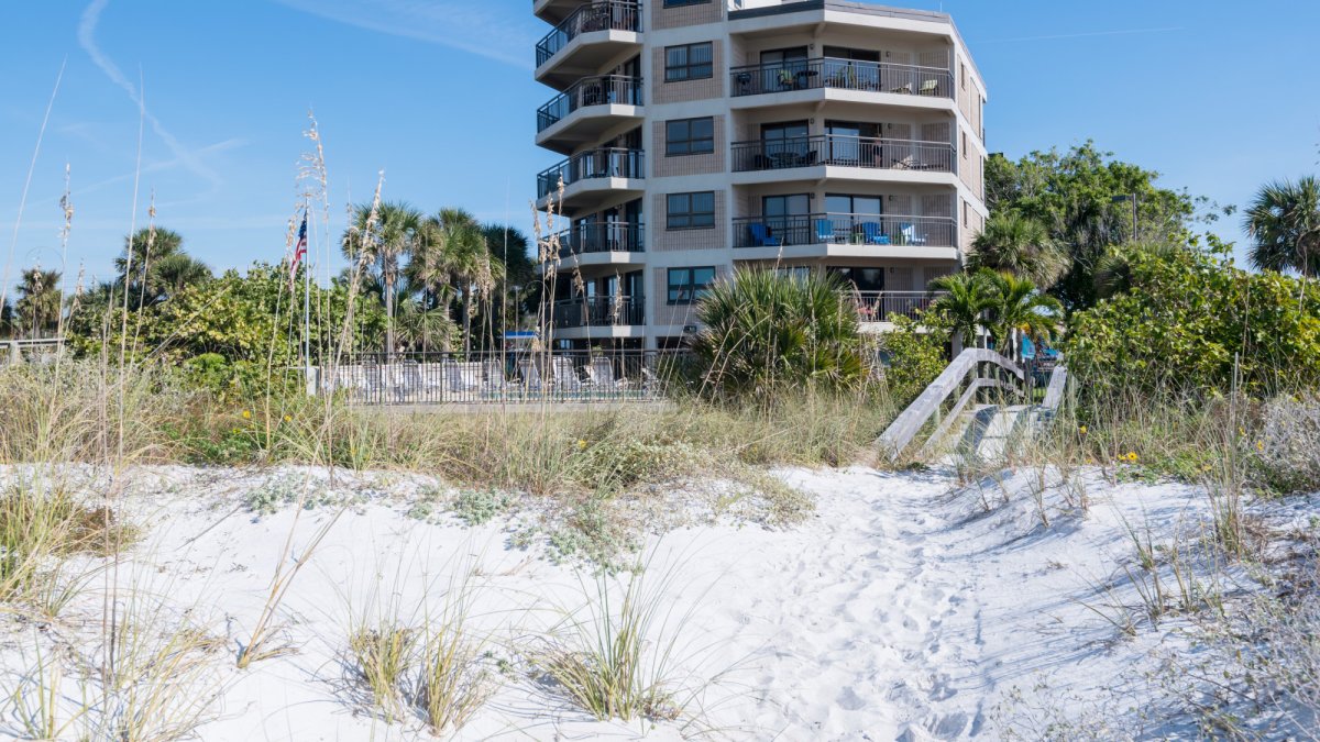 Gulf Strand Resort from the beach