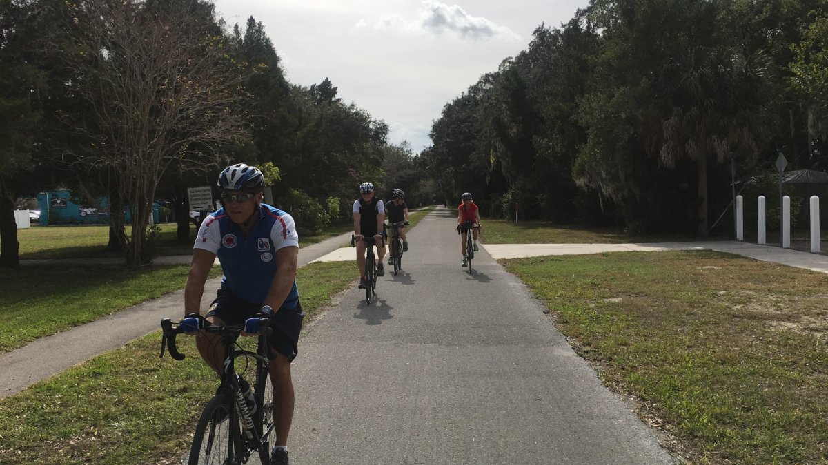 Biking the Pinellas Trail is a fun way to see the county and the downtowns.