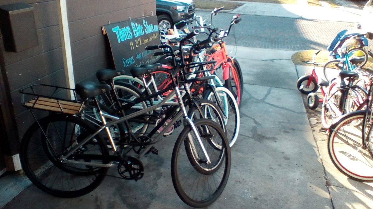 Bicycle rentals $20 day, weekly rates available