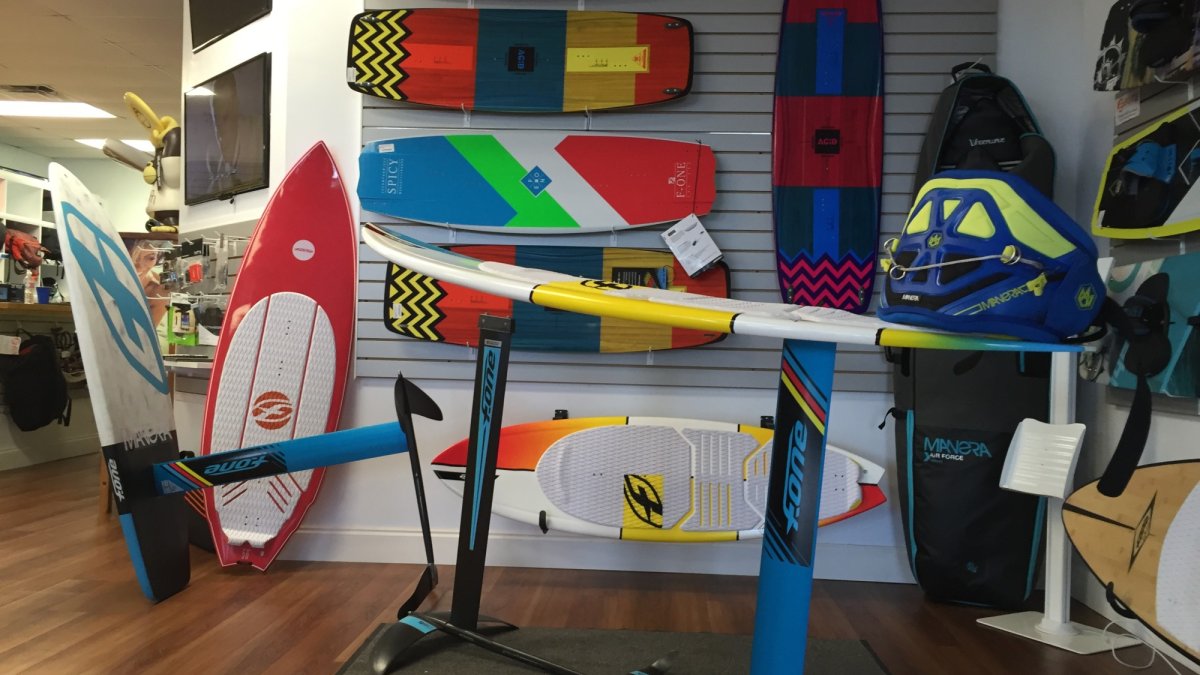 FOne foil boards and twin tips in stock