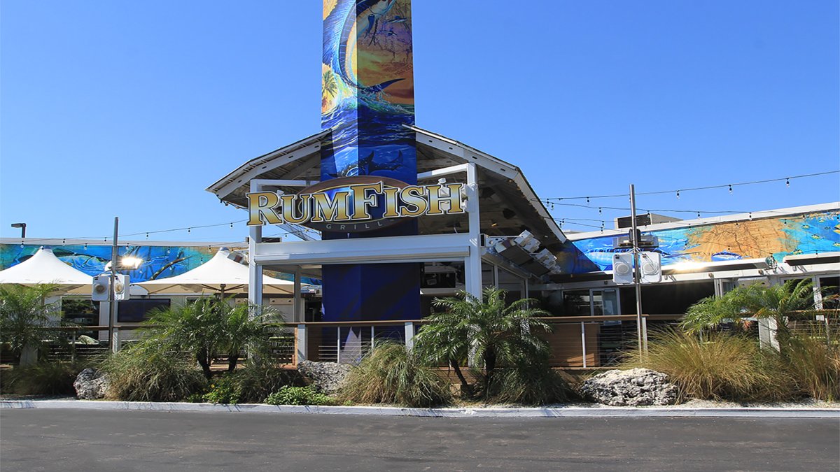 Dive in to RumFish Grill where visitors can eat, drink, shop and explore!