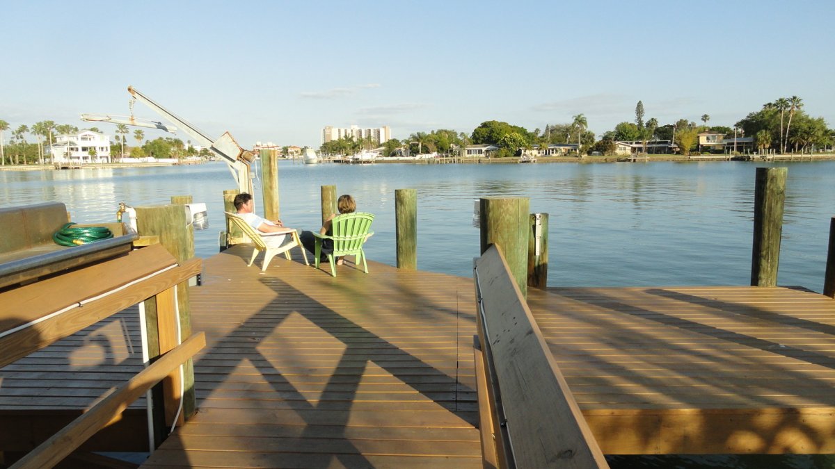 Large Dock for Fishing and Boating