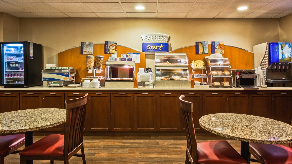 Complimentary hot breakfast buffet daily