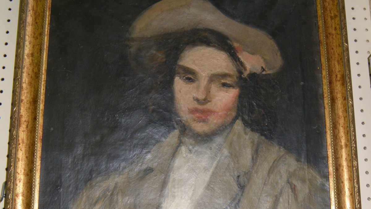 Attributed to Robert Henri, Ash Can School 19K . Have Provenance