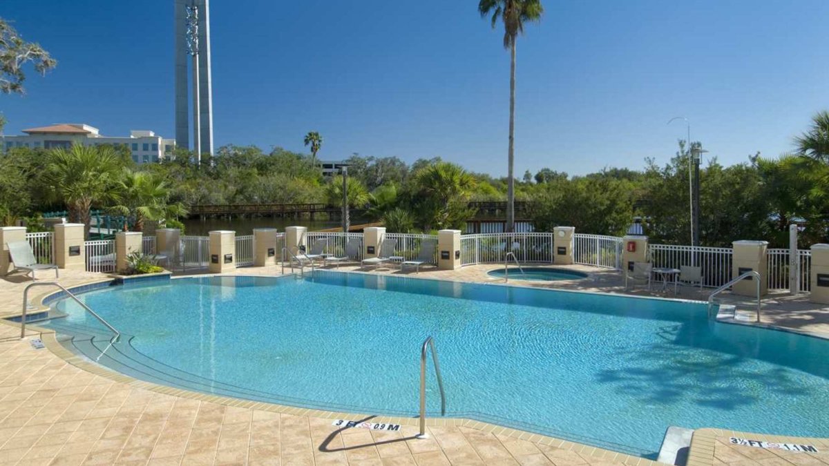 Pool Hilton Hotel in St. Pete Carillion Park
