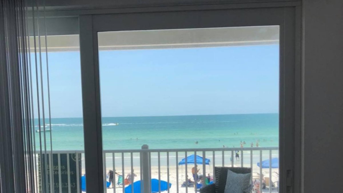 Beach view from guestroom
