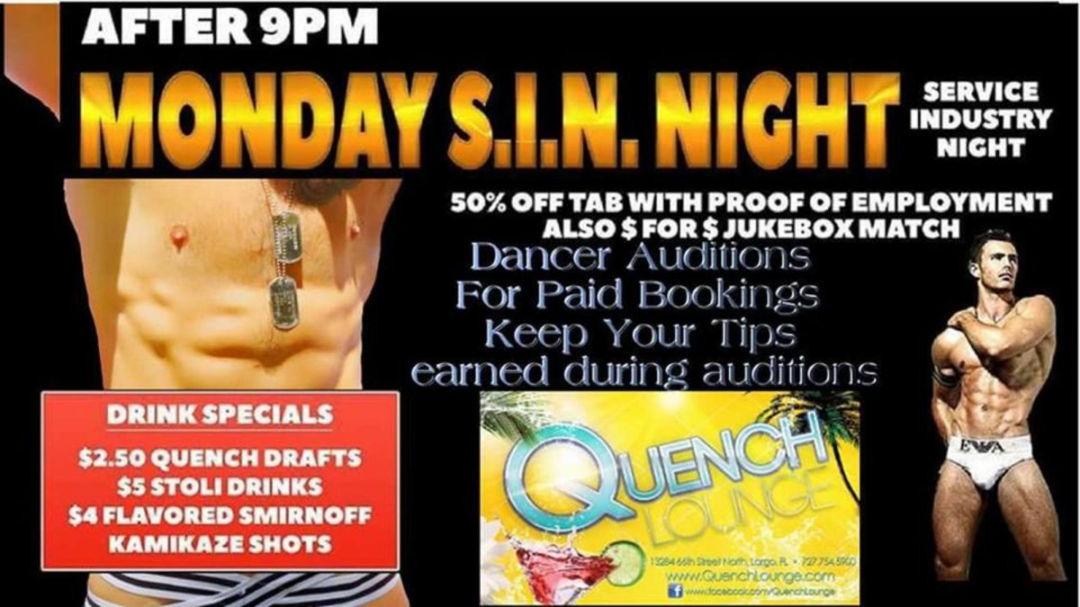 Monday Service Industry Night