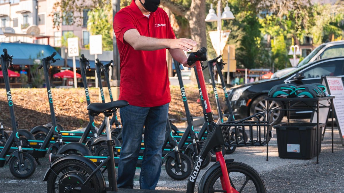 Razor Ride Share Visit St Petersburg Clearwater Florida