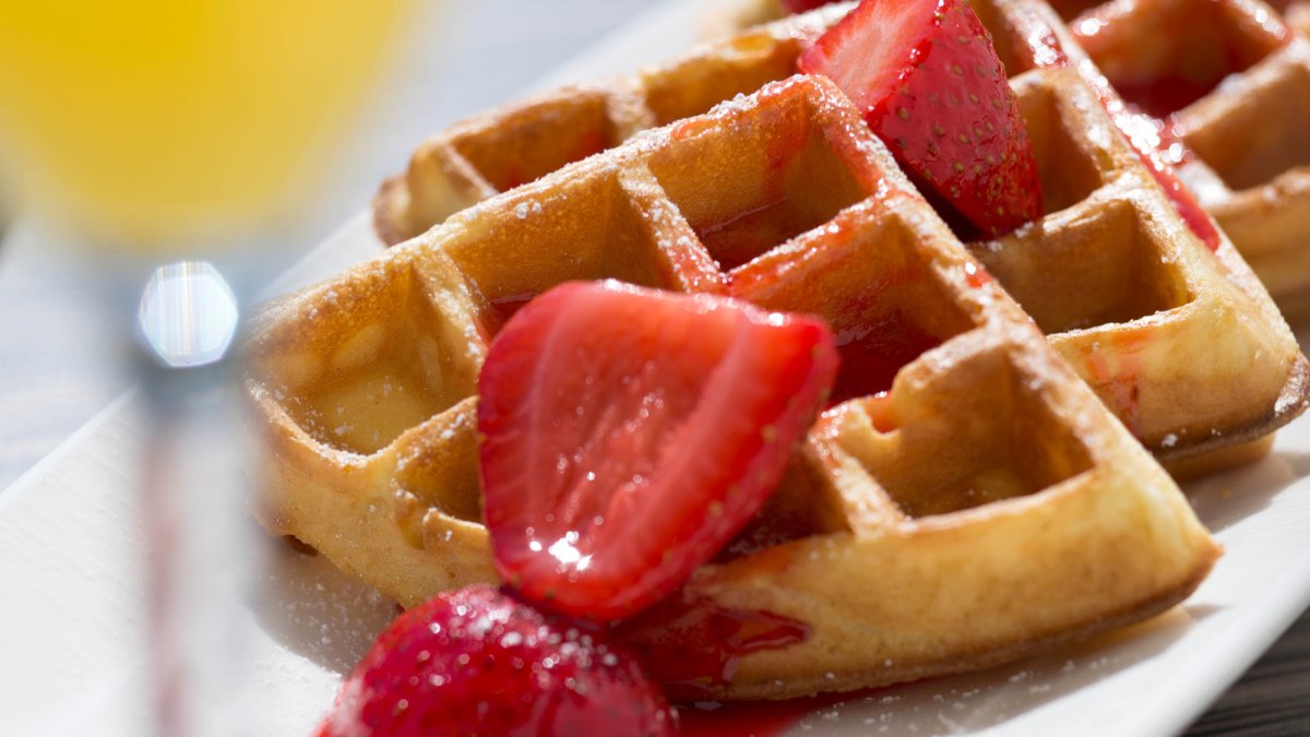 Strawberry Waffles