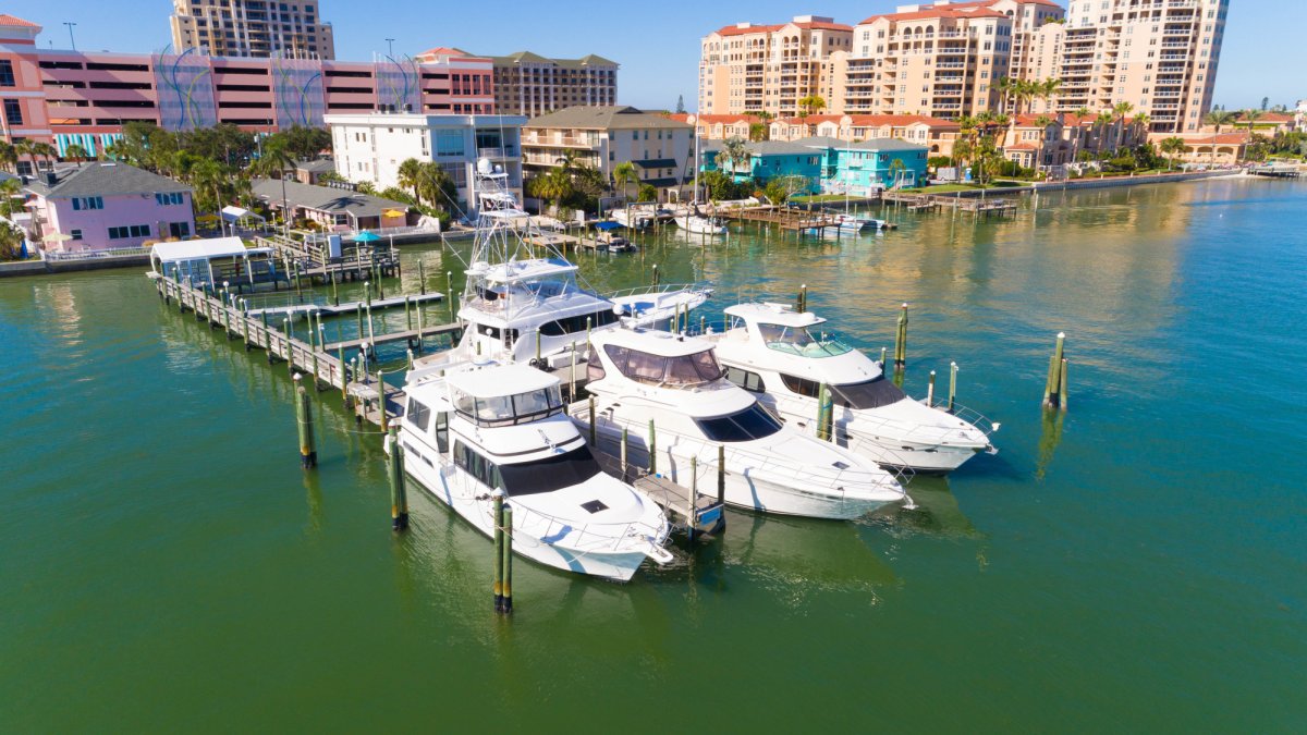 Aerial View of East Shore Marina