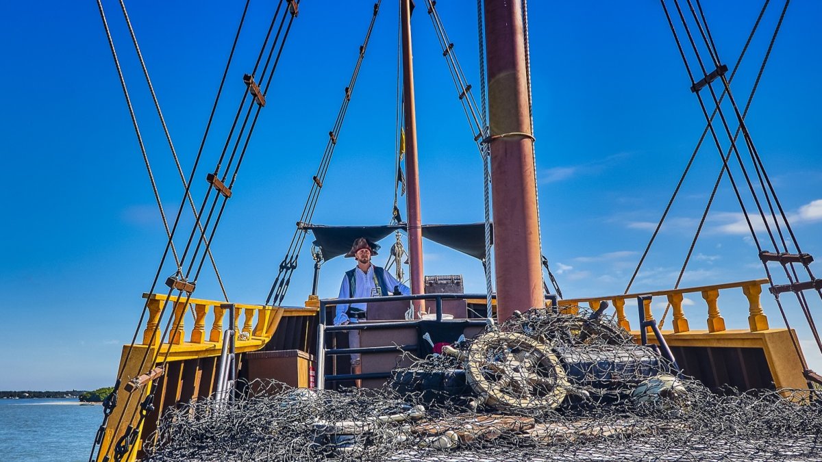 The Pirate Ship at John's Pass in Madeira Beach