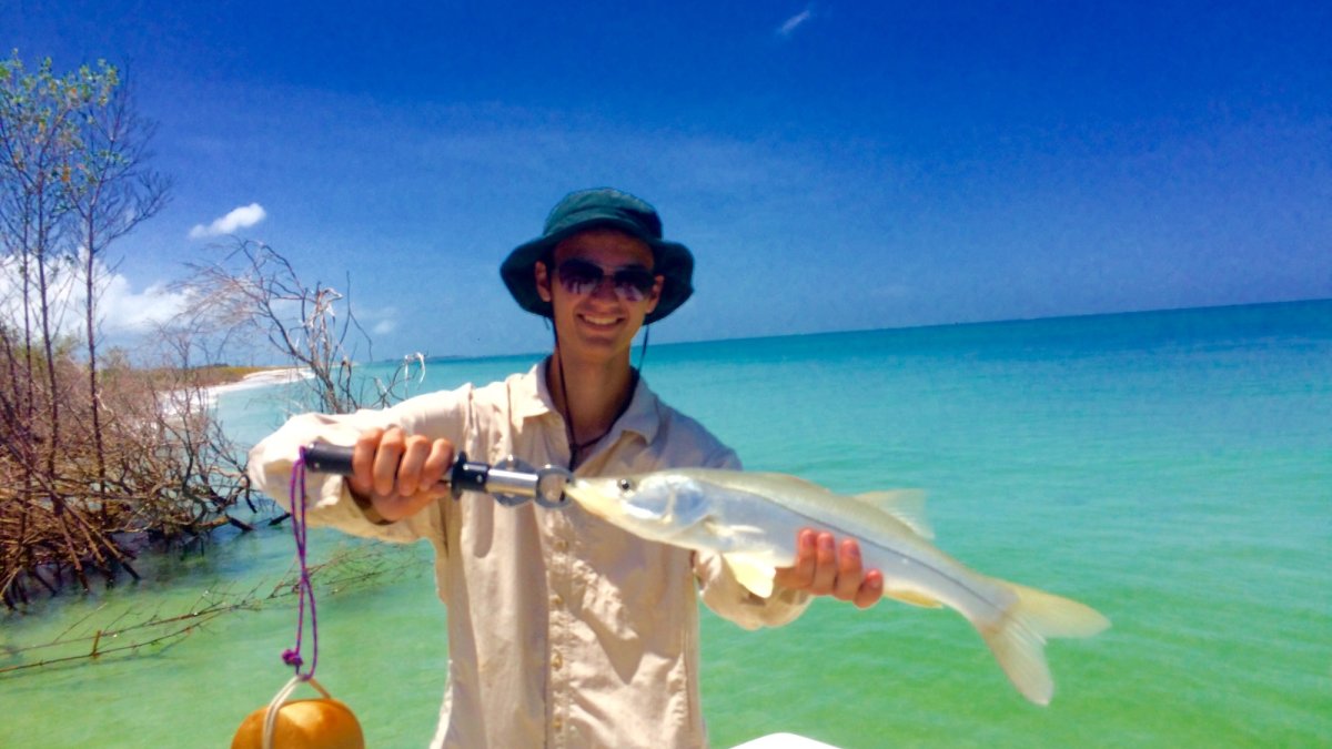 Client Beach fishing along St Pete