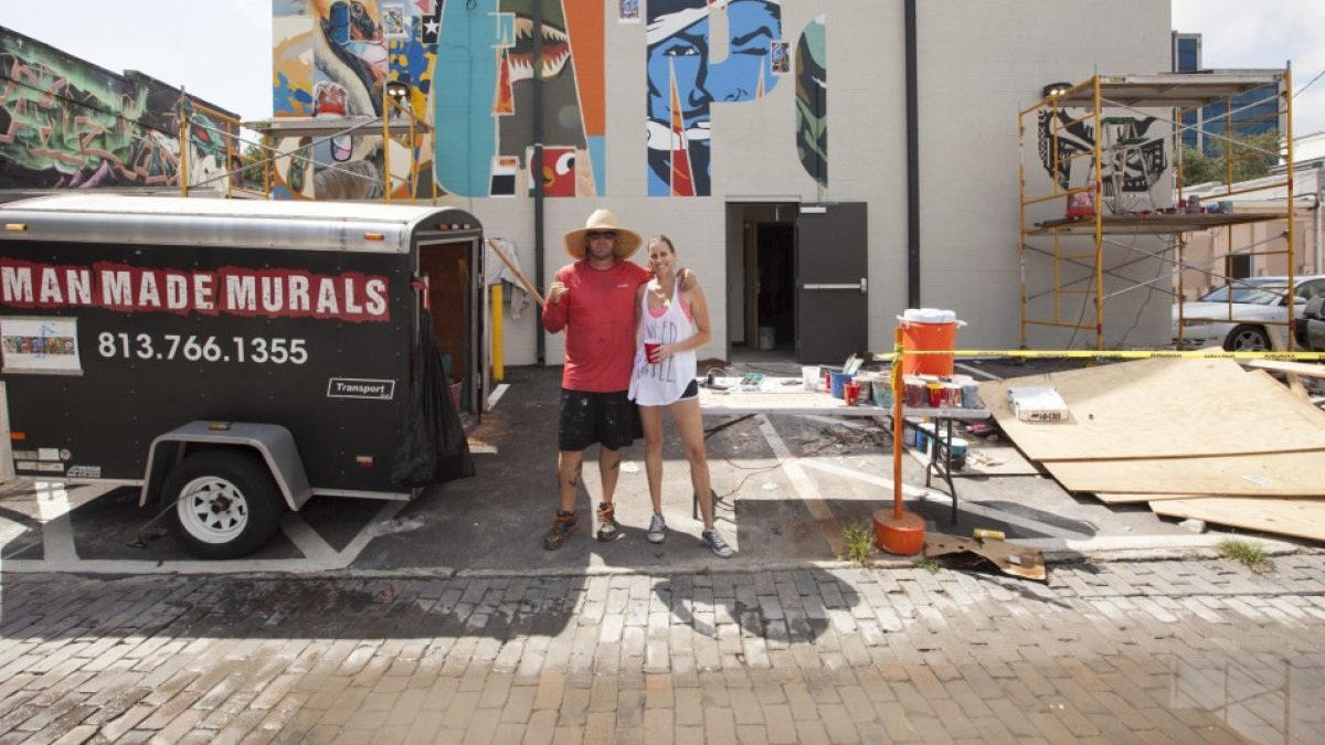 Man Made Murals & DeLaPlane Studios