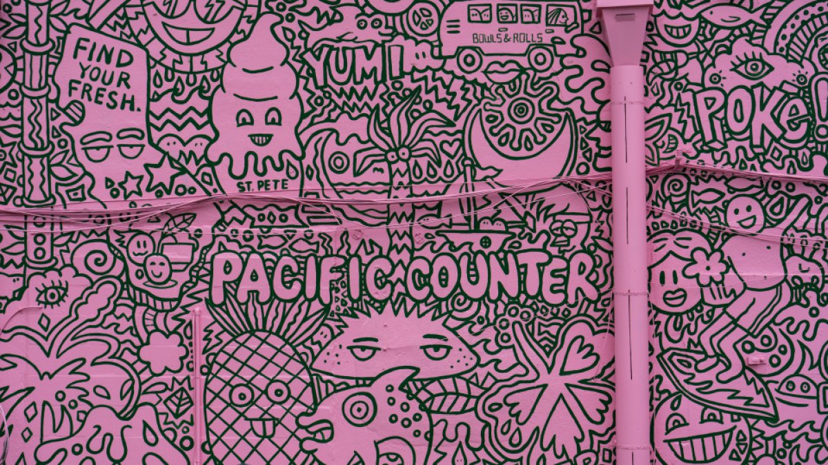 Pacific Counter Mural by Chad Mize