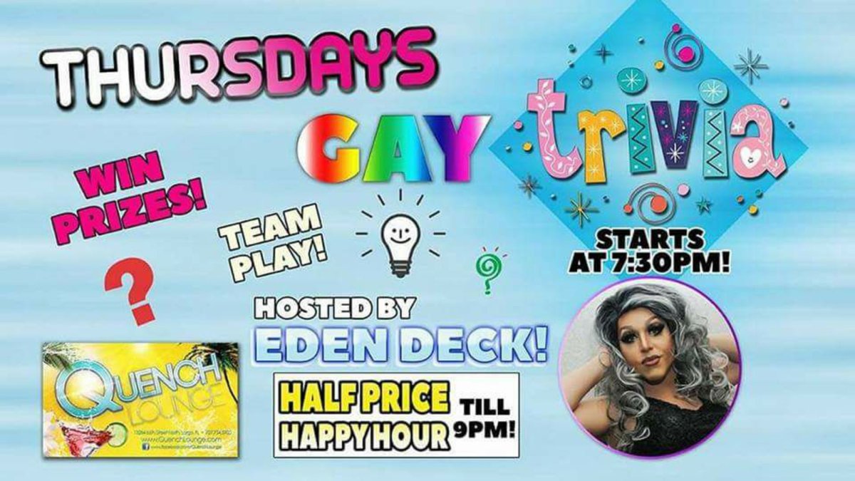 Thursday Drag Trivia