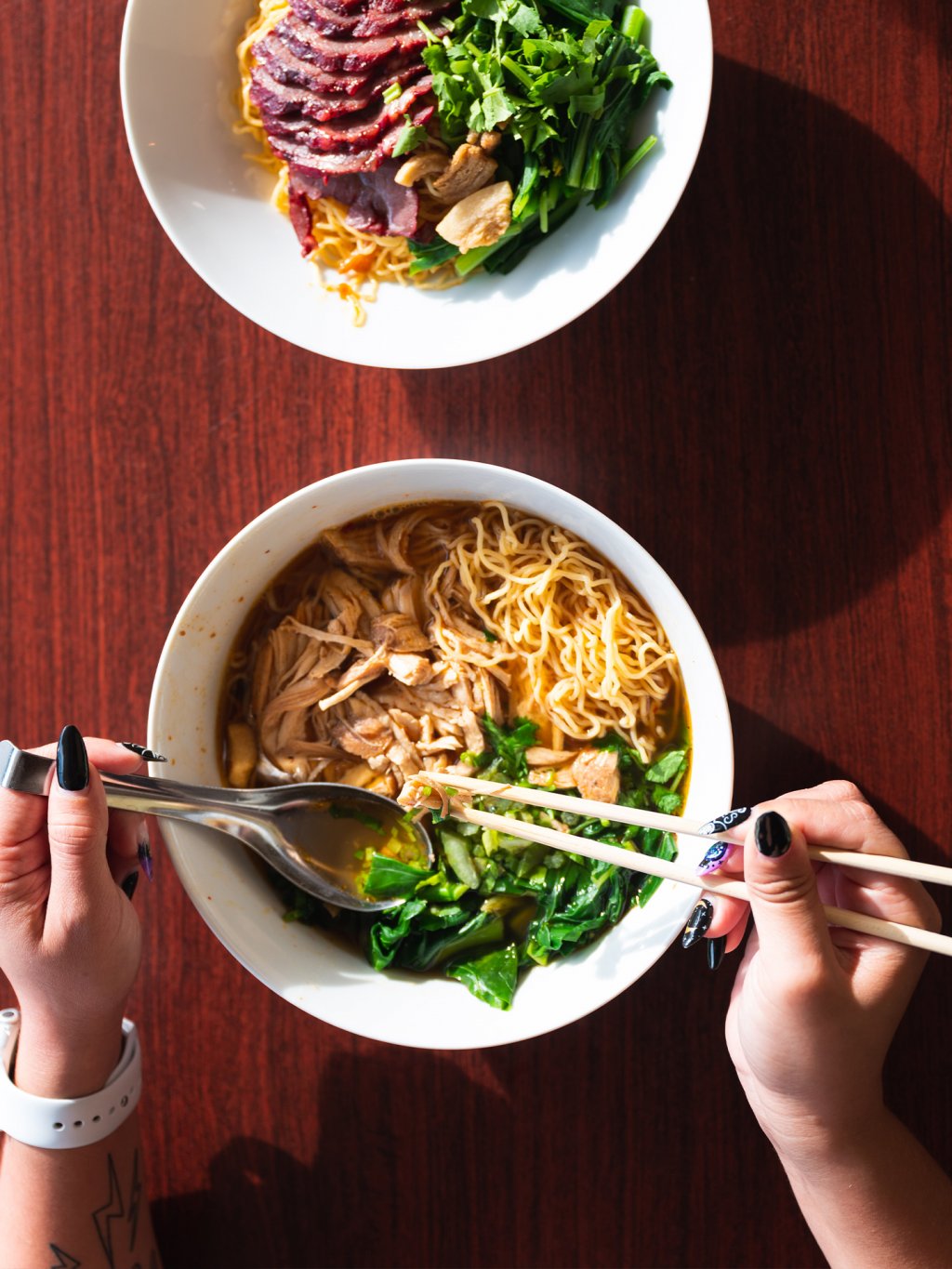 Two bowls of Thai food from Patti's Kitchen in Pinellas Park