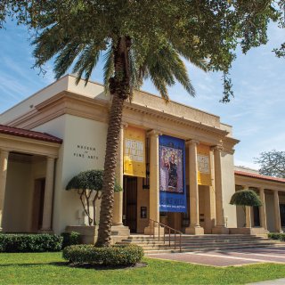 An exterior image of the Museum of Fine Arts building