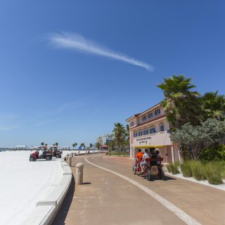 A shot of the Clearwater Beach Beach Walk
