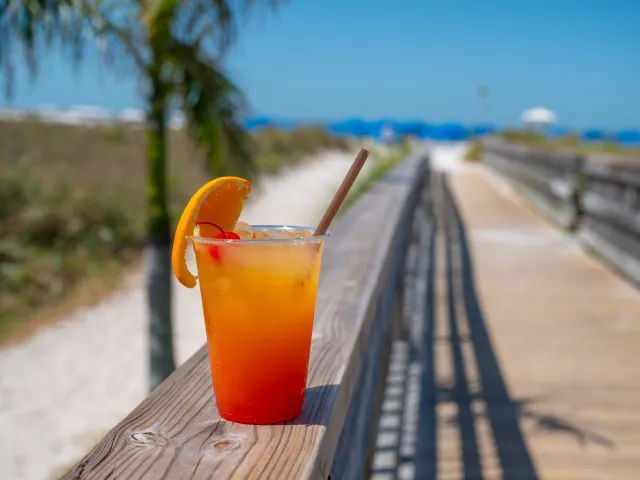 sunset drink