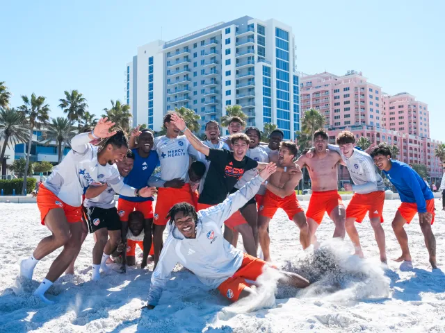 FC Cincy at the Beach