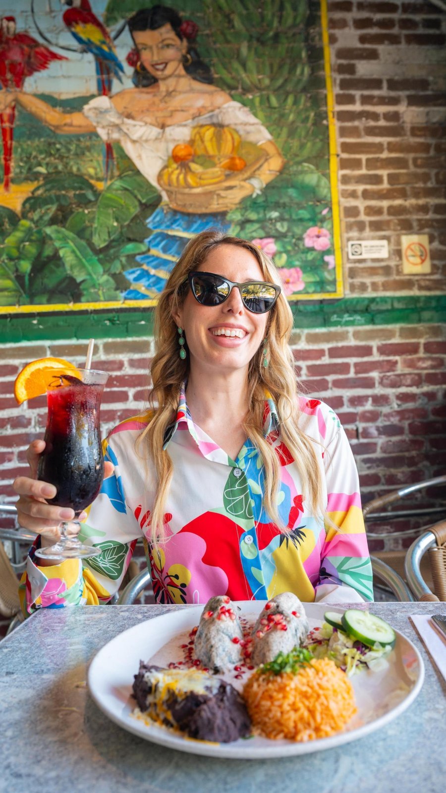 influencer Sarah Phinney enjoys a delicious Mexican meal at Casa Tina in Dunedin